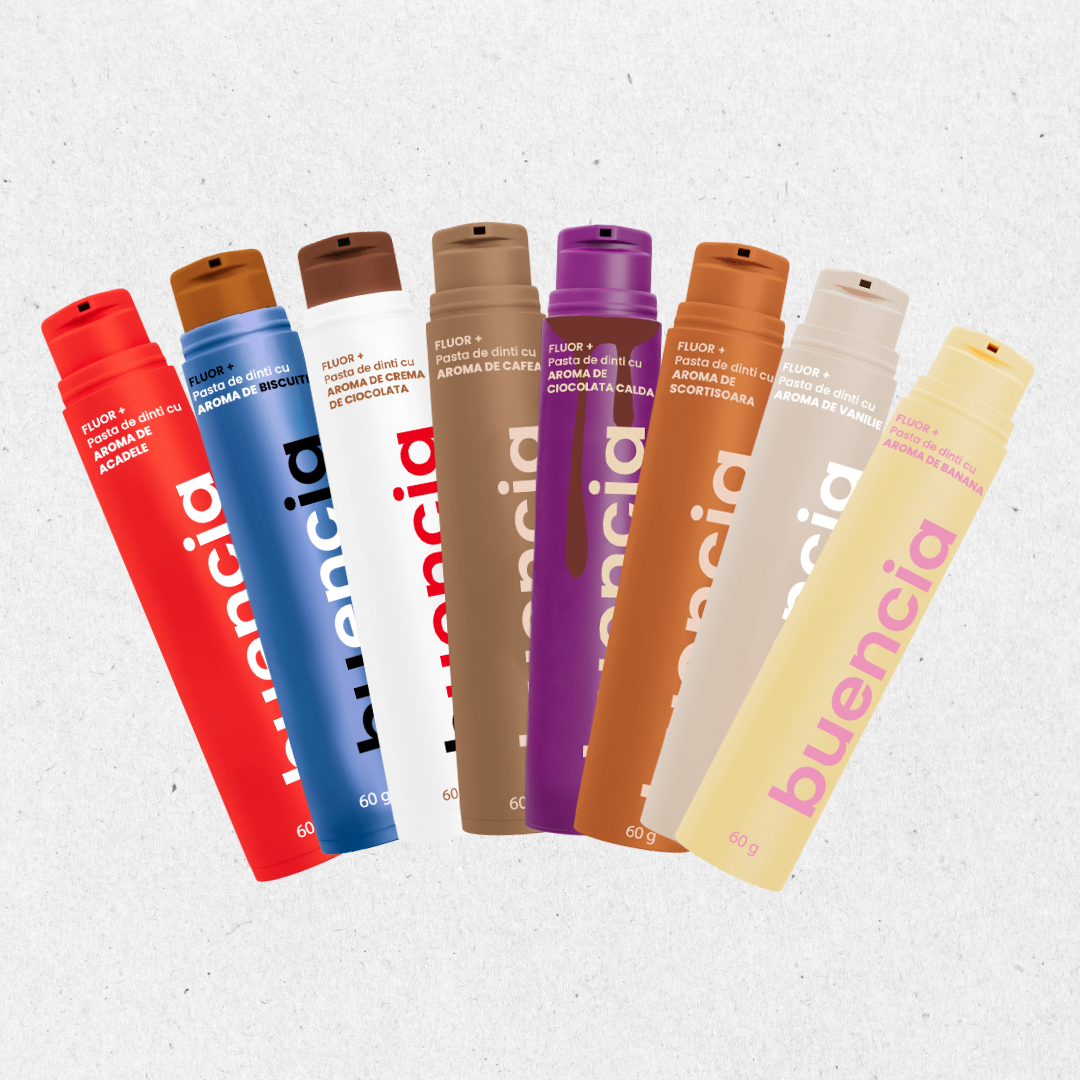 Οδοντόκρεμα με διαφορετικές γεύσεις